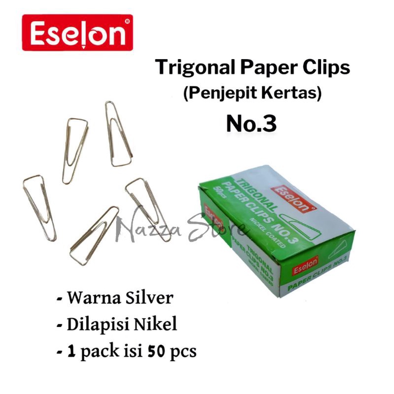 

Paper Clips Paperklip Penjepit Kertas Trigonal Triangle Segitiga