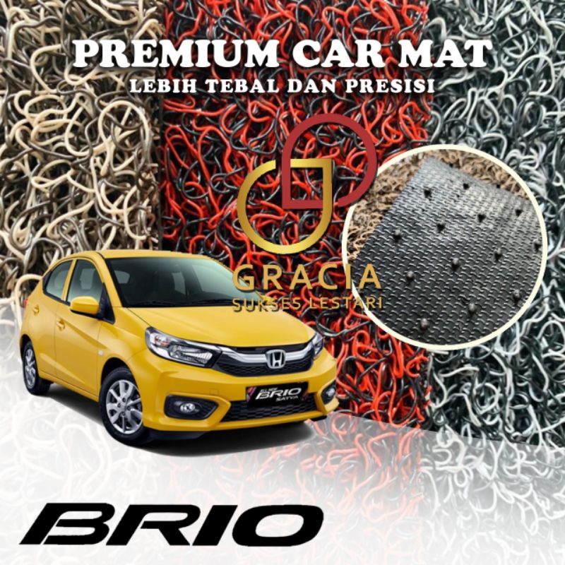 Karpet Mobil Premium Honda Brio Mie Bihun 2 Warna