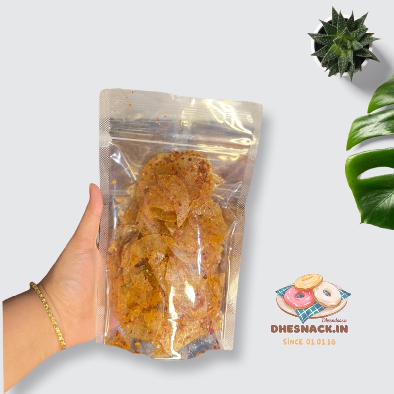 

Keripik Kaca Pedas Daun Jeruk