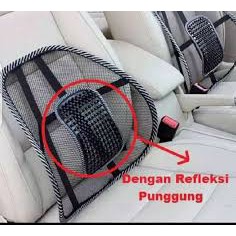 sandaran Penyangga Punggung Kursi Jok Mobil Pijat Mesh Back Support