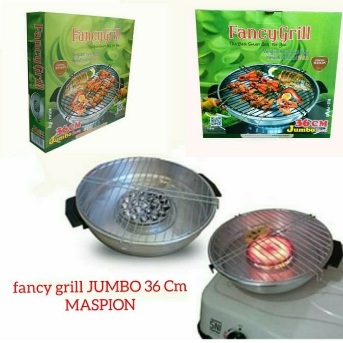 MASPION Fancy Grill 36 cm / Panggangan di Kompor 36cm