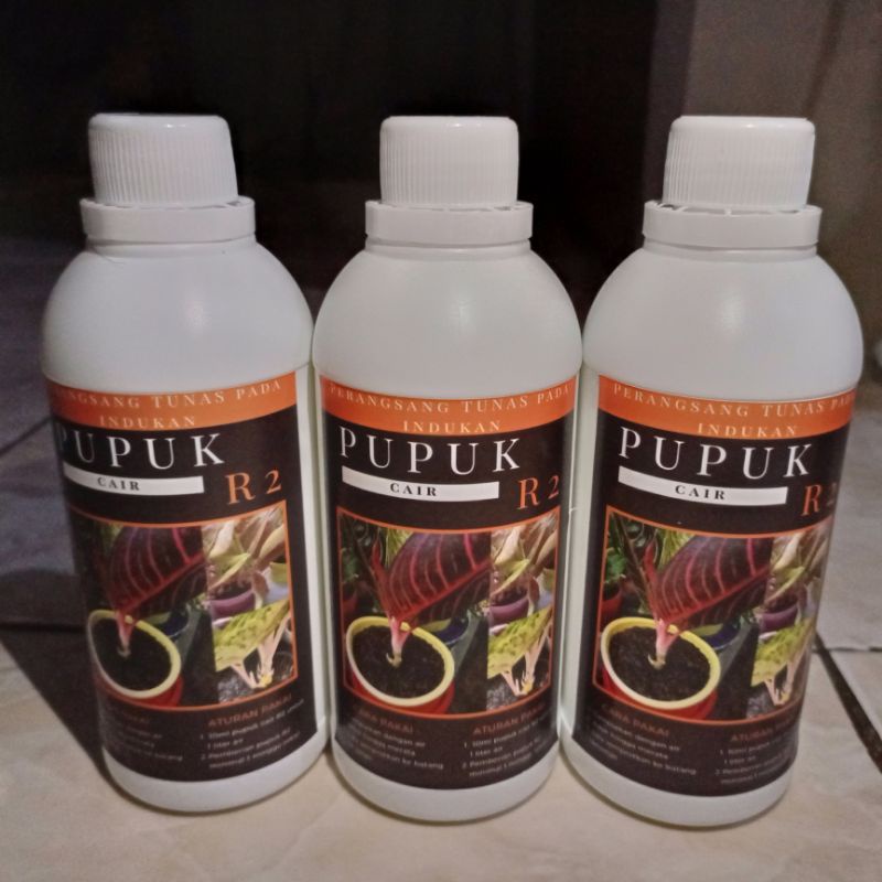 Pupuk Cair R2 (500ml) | Pupuk Aglonema,Philodendron,monstera,syngonium dan tanaman hias lainnya | Me