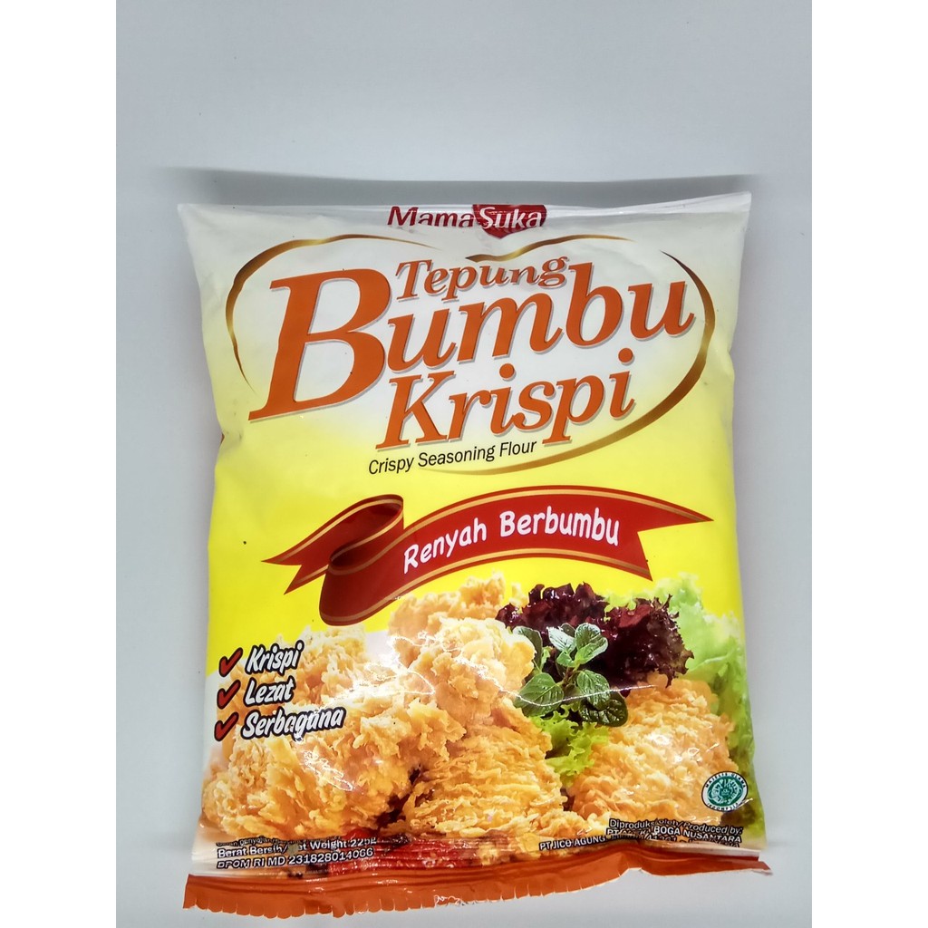 

Mama Suka Tepung Bumbu Krispi renyah berbumbu 225 gr