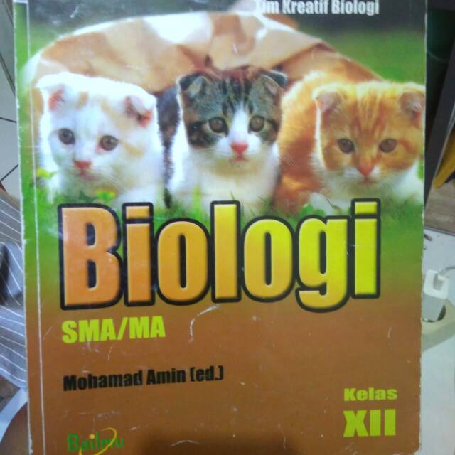 Buku paket Biologi SMA Kelas 12 Bailmu