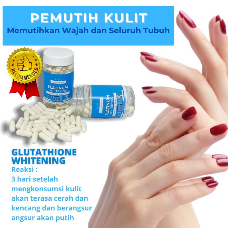 GLUTATHIONE | PEMUTIH KULIT | KAPSUL PEMUTIH KULIT BADAN