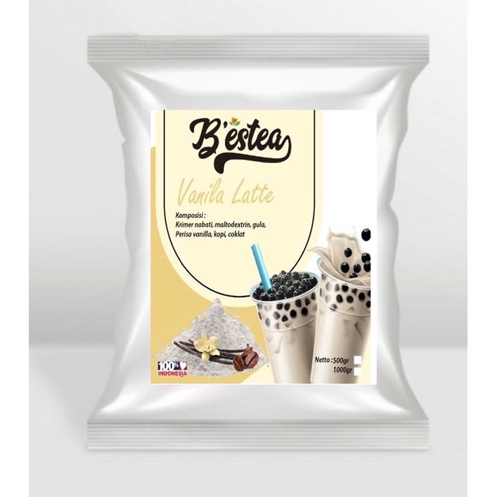Bubuk Minuman Rasa Vanilla Latte Reguler 1Kg Powder Drink