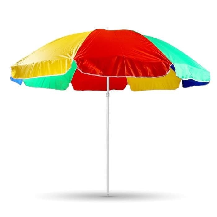 Payung Tenda / Pantai / Cafe / Parasol warna Pelangi ukuran 260 cm