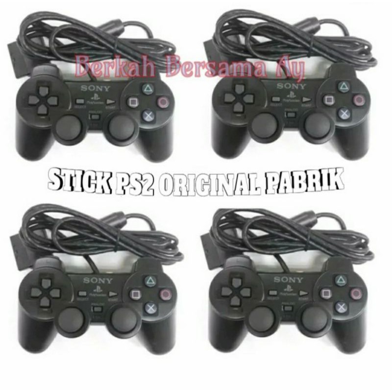 STIK STICK PS2 - STIK PS2 ORI PABRIK - STIK PS 2 HITAM - STIK ORI PABRIK PS2