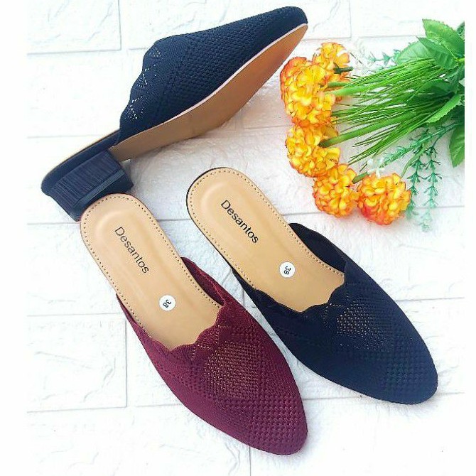 SELOP DESANTOS RAJUT IMPORT HAK TAHU 1 WARNA