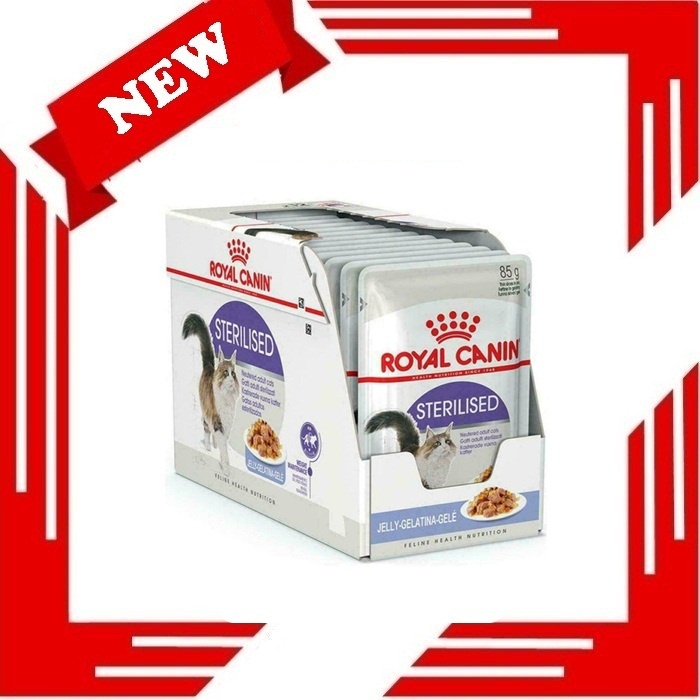 Royal Canin Sterilised In Jelly Makanan Kucing Dewasa Wet 85gr