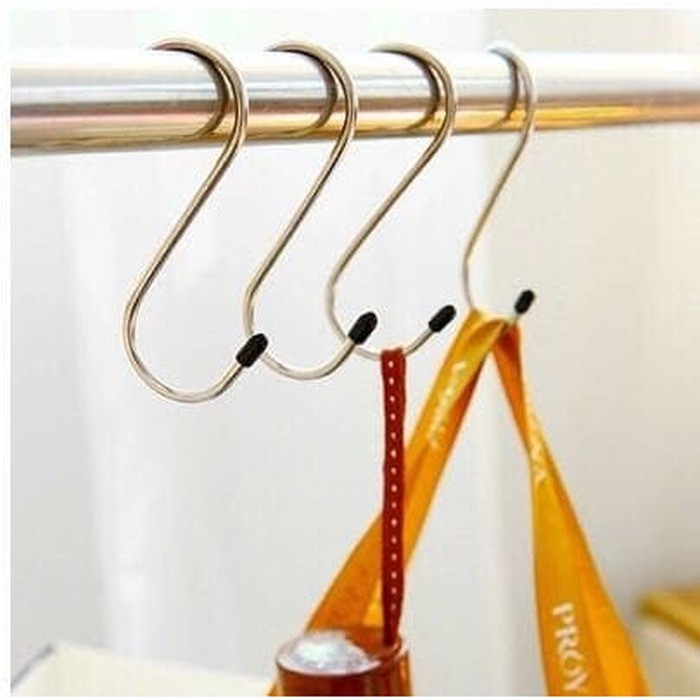 VOM Gantungan Barang Bentuk S Hook Serbaguna ISI 4 PCS 0644