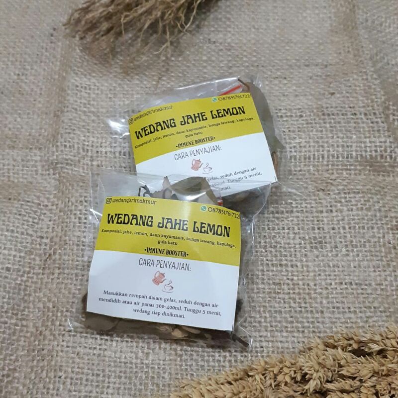 

Wedang Jahe Lemon