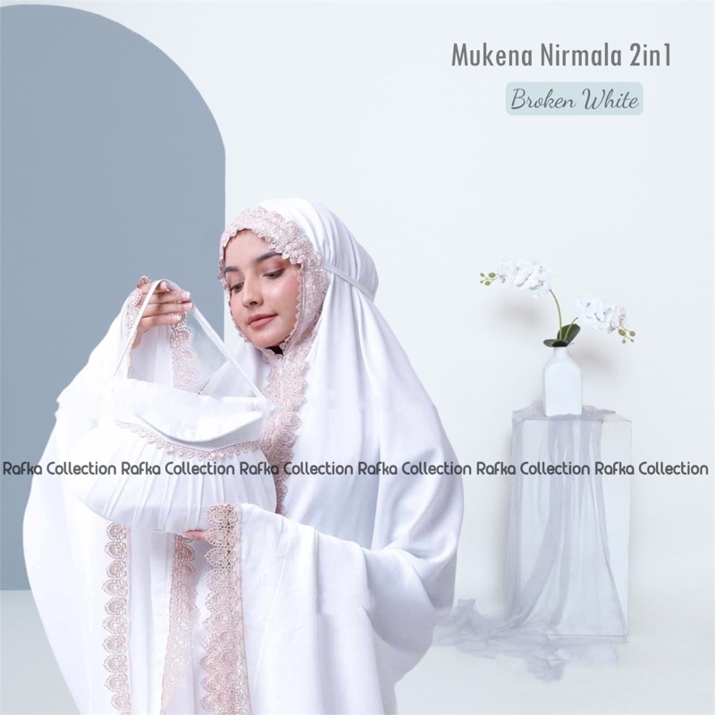 Mukena Dewasa 2in1 Nirmala Silk Premium Mewah
