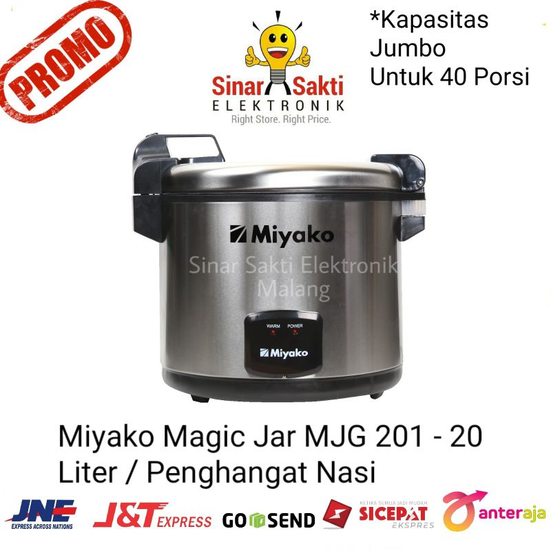 Miyako Magic Jar MJG 201 20 Liter 20L L Penghangat Nasi Depot Catering Restoran Malang