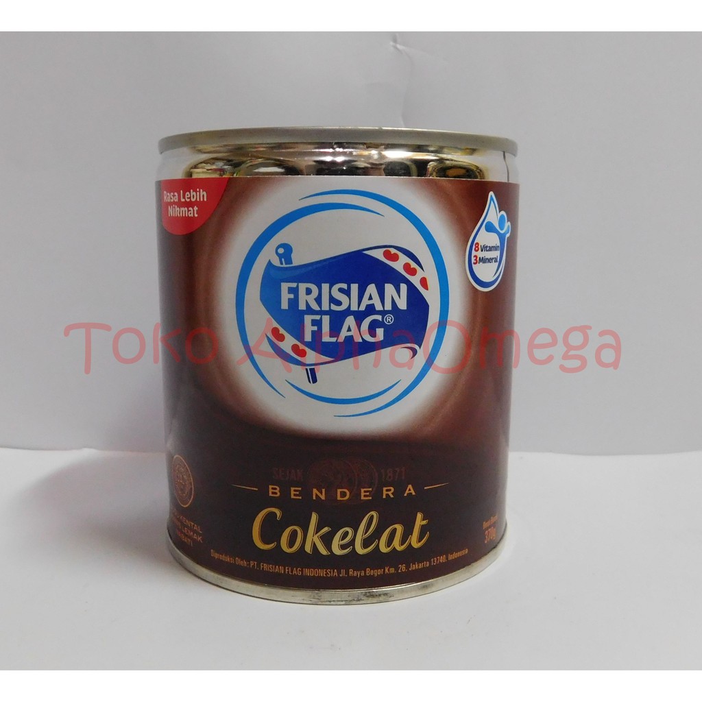 Jual Susu Kental Manis Frisian Flag Bendera Coklat 370 Gram Shopee