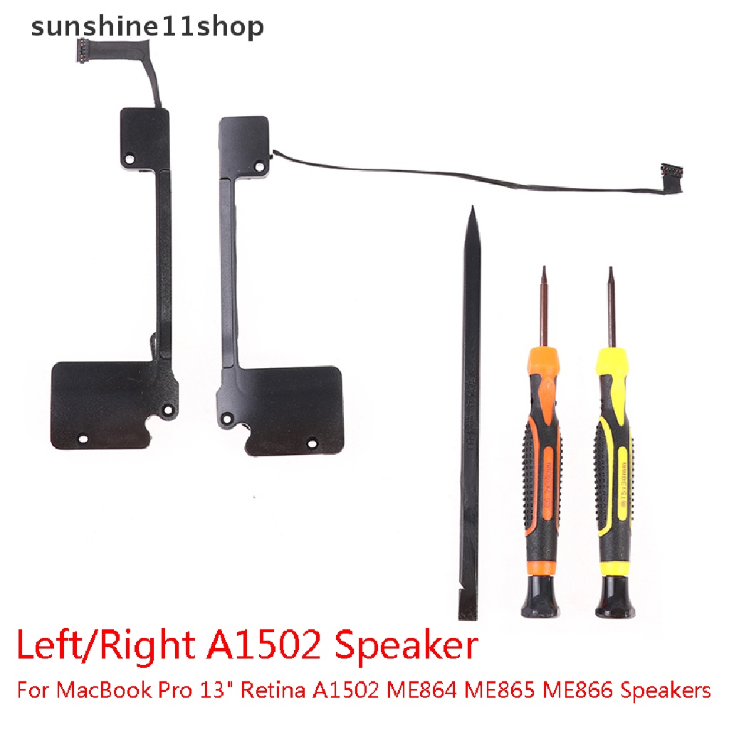 Sho A1502 Speaker Pengganti Kiri / Kanan Untuk MacBook Pro 13 &quot;A1502 ME864 ME865 ME866 N