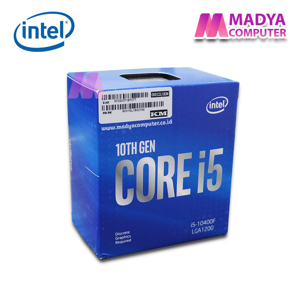 Jual Processor Intel Core i5-10400F Box Socket LGA1200 | Shopee Indonesia