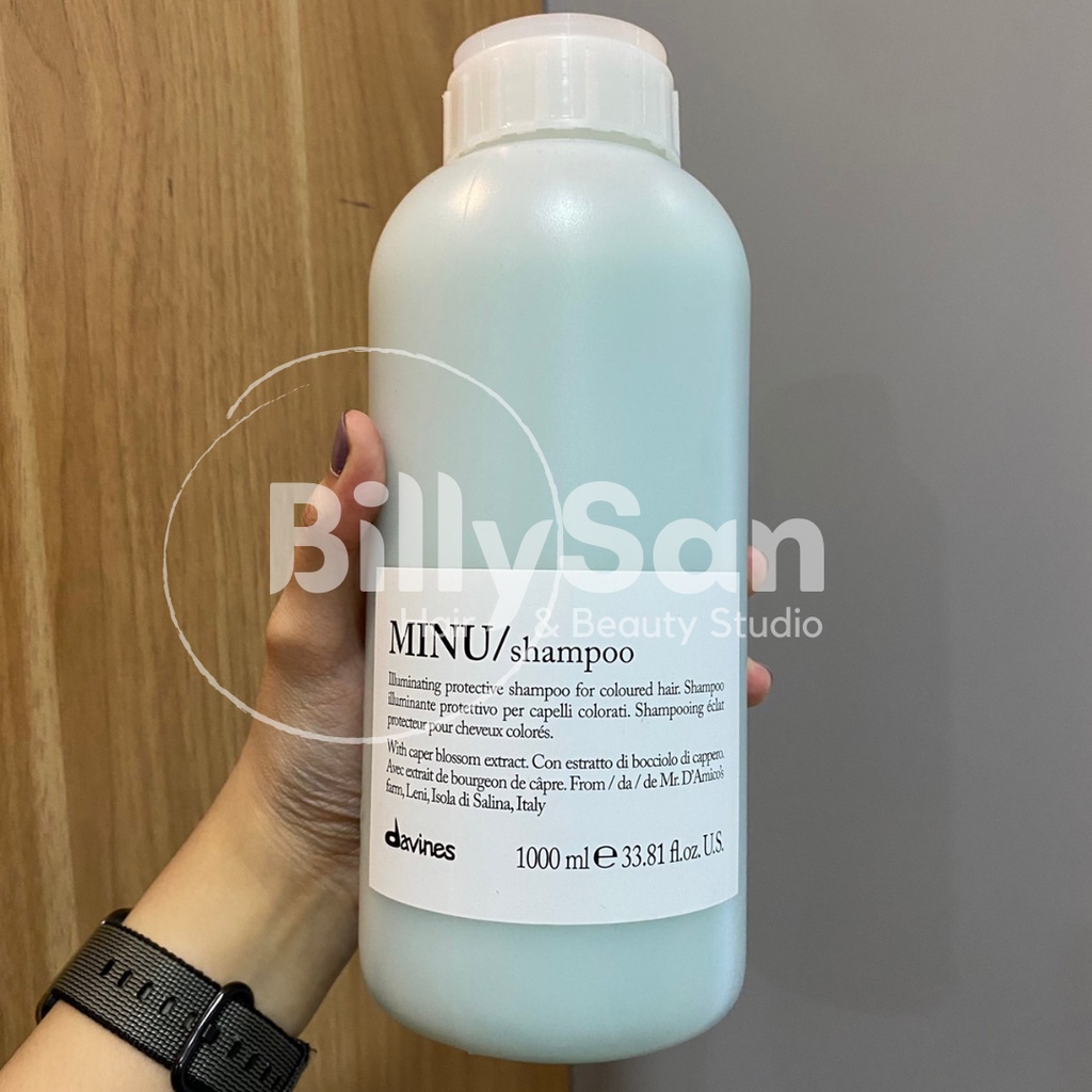 

Davines MINU Shampoo 1000ml. Pelindung Rambut Berwarna / Semir / Color