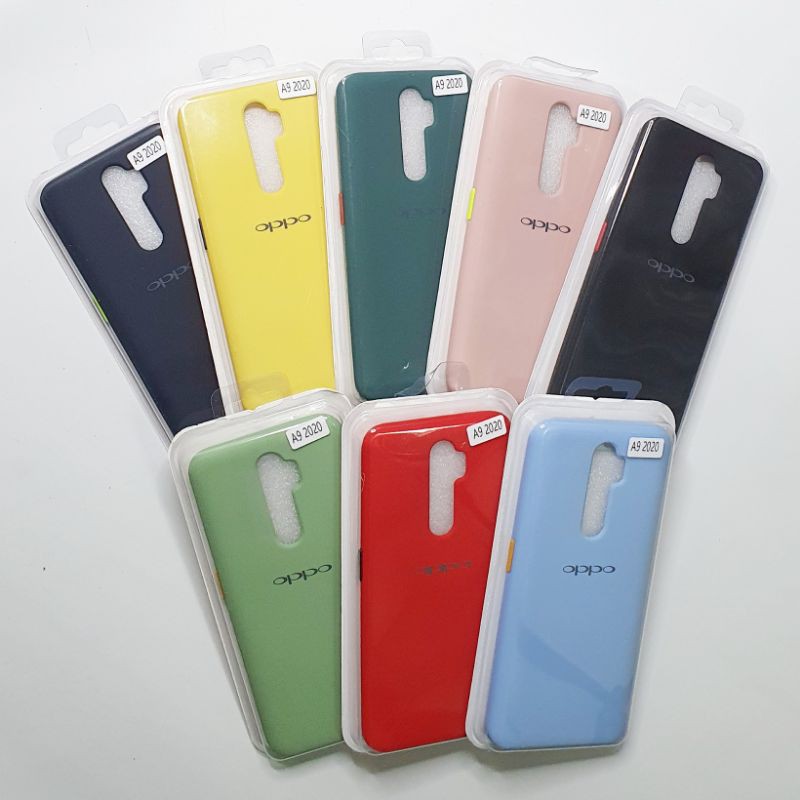 Oppo A9 2020 / A5 2020 Macaron Tone Case / Silicone Macaron Colour Side button