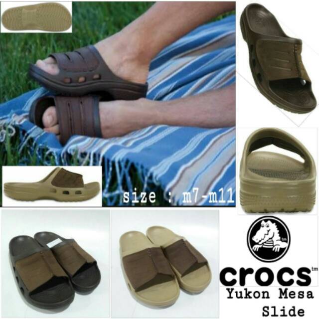 crocs yukon mesa slide