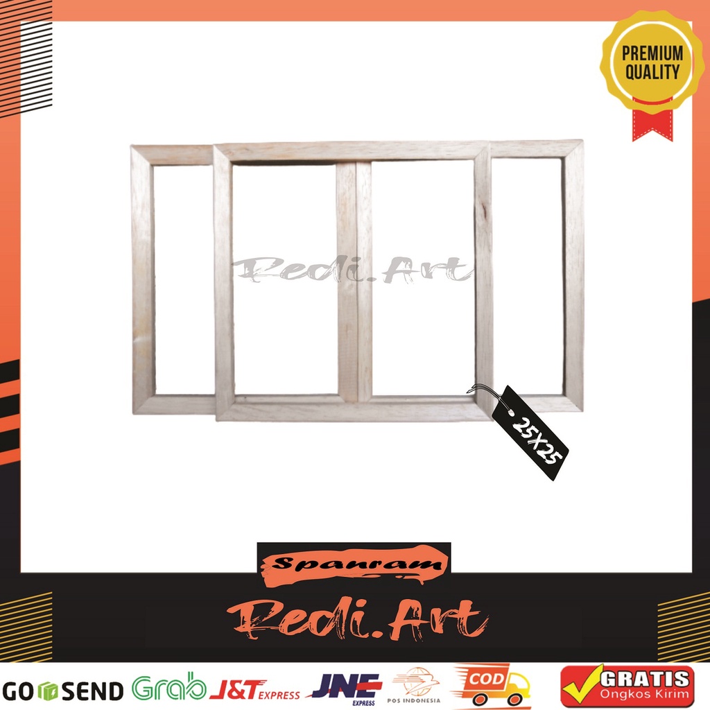 

Kayu Spanram 25X25 cm