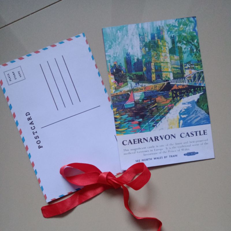 

Postcard British Railways - Caernarvon Castle (Kartu Pos