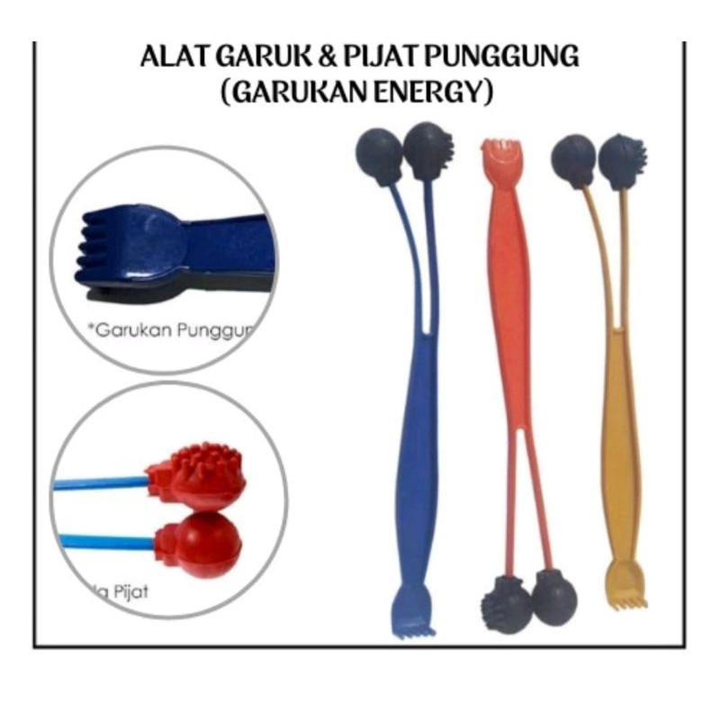 Alat Pijat Punggung Bola &amp; Alat Garuk Punggung