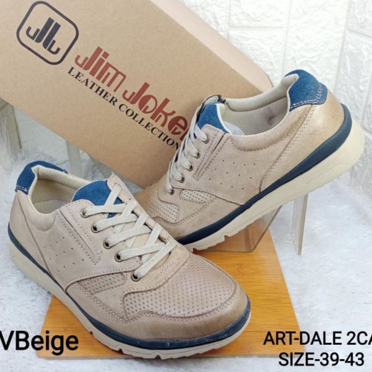 Sepatu kulit asli pria Jim joker Dale 2ca