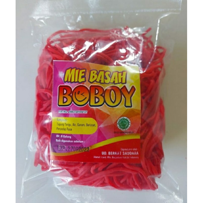

Mie Basah Boboy Termurah / Mie Basah Warna Boboy Termurah