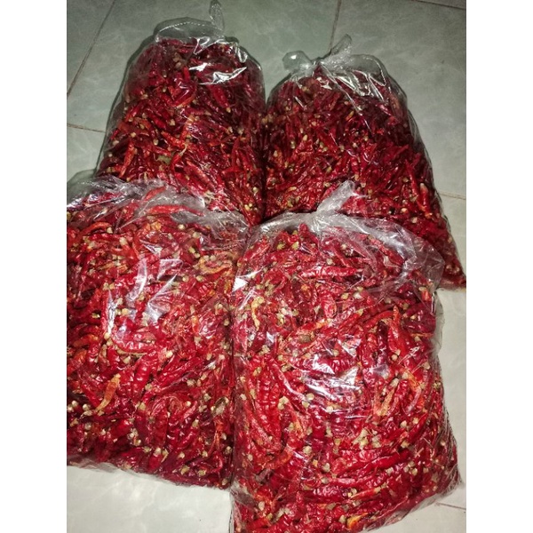 

[5KG] Cabe kering Teja Import 5 kilo / Cabe kering Caplak Super Pedas tanpa tangkai