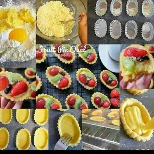 20 Pcs Cetakan Pie Sus / Nastar  Oval