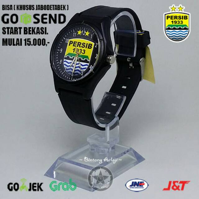 JAM TANGAN PERSIB ANTI AIR (+BOX JAM BB &amp; +BATREI CADANGAN)