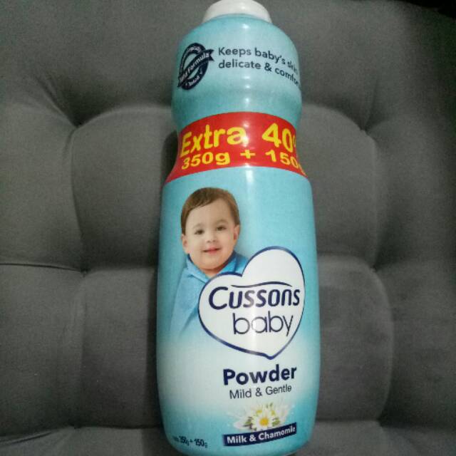 Cussons baby powder extra 40% 350g+150g