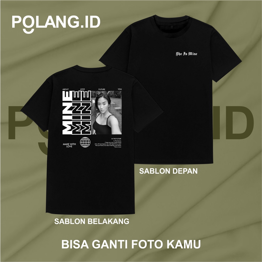 Custom Kaos Foto Pacar / Kaos Custom Aesthetic / Kaos Sablon Custom / Kaos Custom Foto Sendiri / Sab