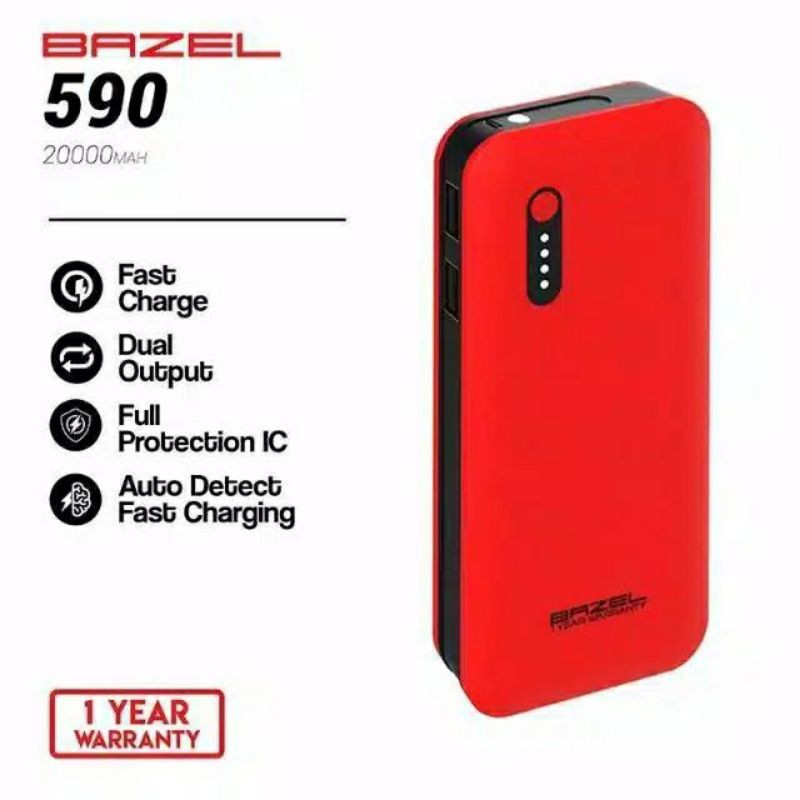 Bazel 590 Powerbank 20000mAh By Delcell