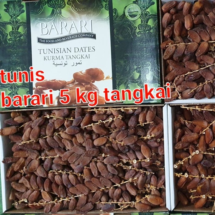 

Kurma Terbaru - Kurma Barari Deglet Nour Branched (Tangkai) 5 Kg Tunisia