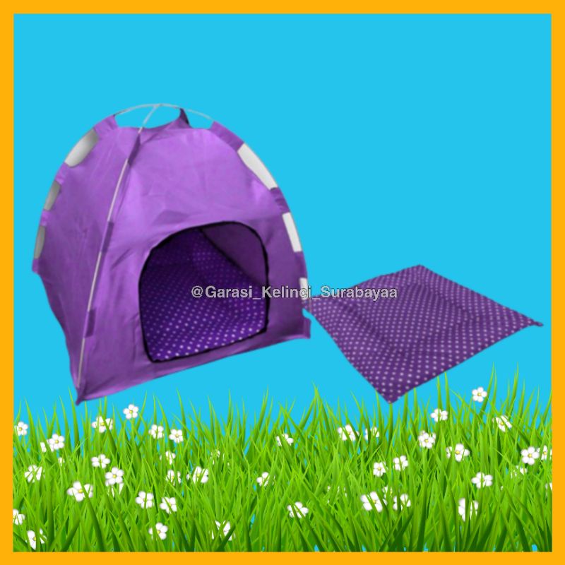 GPSS- Tenda Kucing Anjing Kelinci FREE BANTAL 42x42x44 Tenda Anjing Tenda Kelinci Tempat Tidur Kucing Ayunan Kucing Ayunan Hamster Ayunan Tidur Gantung Ayunan Musang Hammock Kucing Hammock Ayunan Tidur Gantung Alas Kandang Kucing Alas Kandang Kelinci