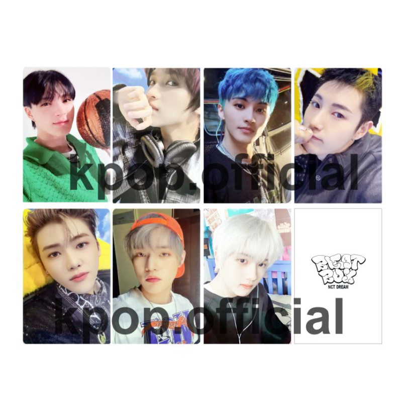 [ READY STOCK ] NCT DREAM BEATBOX POB BENEFIT KPOPMERCH EVENT VIDEOCALL PHOTOCARD