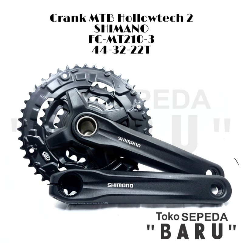 TB - Crank MTB SHIMANO MT-210-3 HOLLOWTECH 2 44-32-22T ORIGINAL
