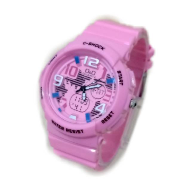 Jam Tangan Wanita Korea Strap Rubber Baby-C World Time