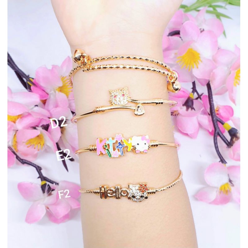 Gelang bangle anak bell permata zircon &quot;GA-57&quot;