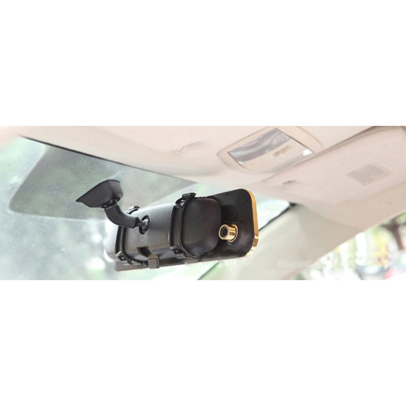 Kaca Spion DVR Dual Kamera 1080P 4.3 Inch Display - YX598 - OMCA2LBK Black