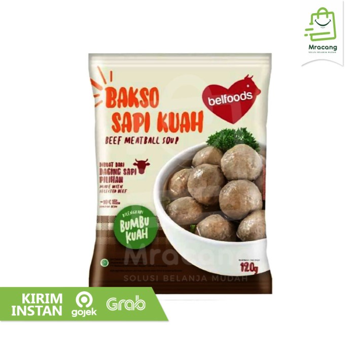 Jual Bakso Sapi Kuah Belfoods Berat Gram Shopee Indonesia