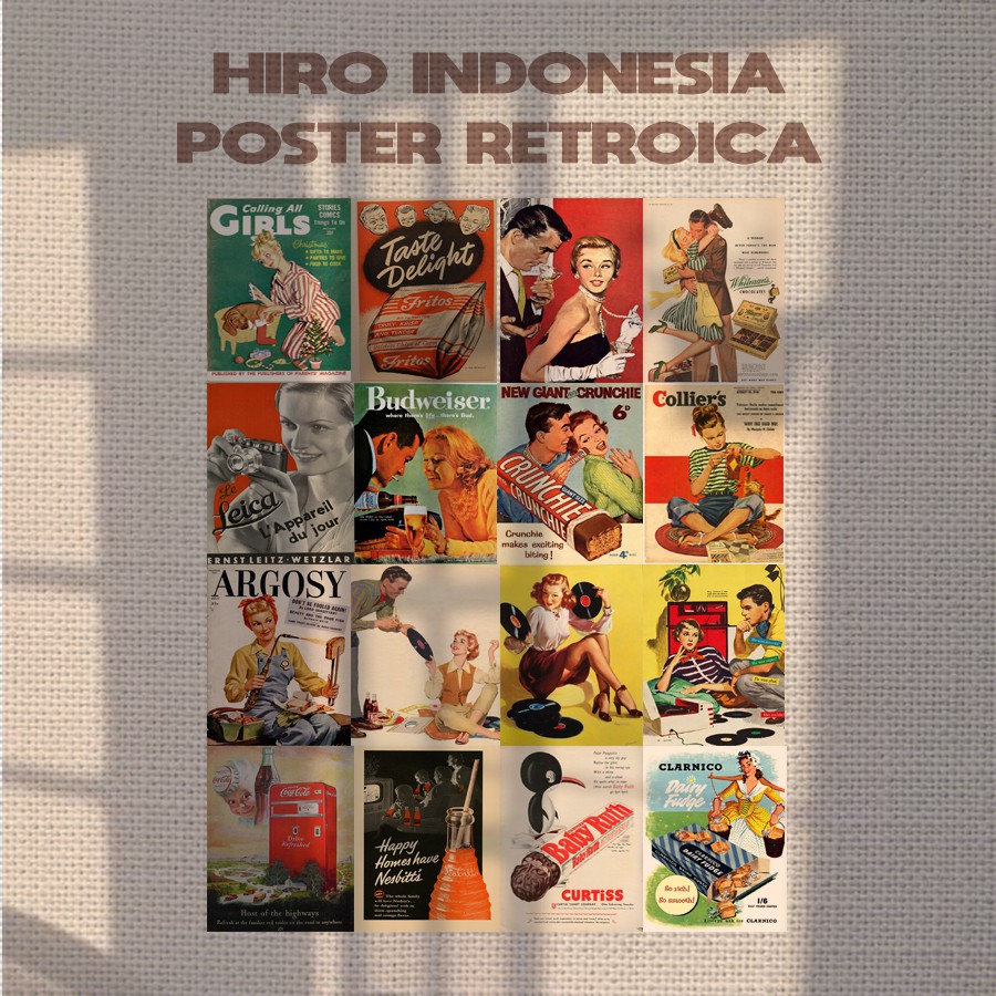 [ISI 16PCS] Poster Anime One Piece Buronan Bounty Mugiwara Crew Terbaru  Kapal Thousand Sunny Go-16PCS | Retro