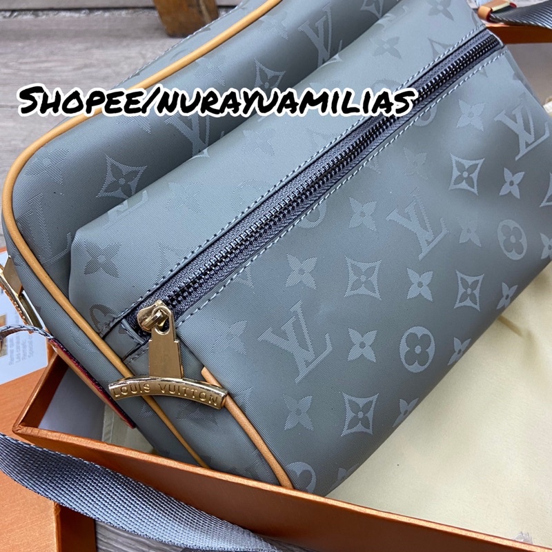 tas selempang Lv import free box high quality tas slempang pria wanita lv messenger bag lv