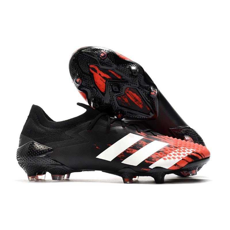NANDA STORE - Sepatu Soccer Adidas Predator 20.1 Black Red