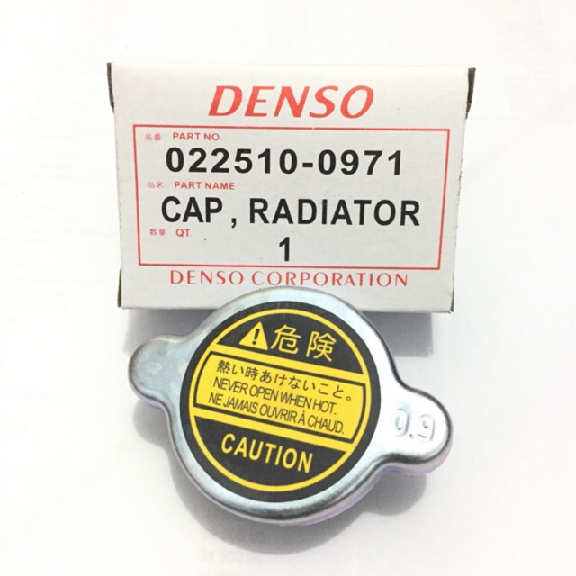 Tutup Radiator Cap 0.9 Khusus Mobil Toyota Kijang Super / Grand / Kapsul EFI / Starlet DENSO