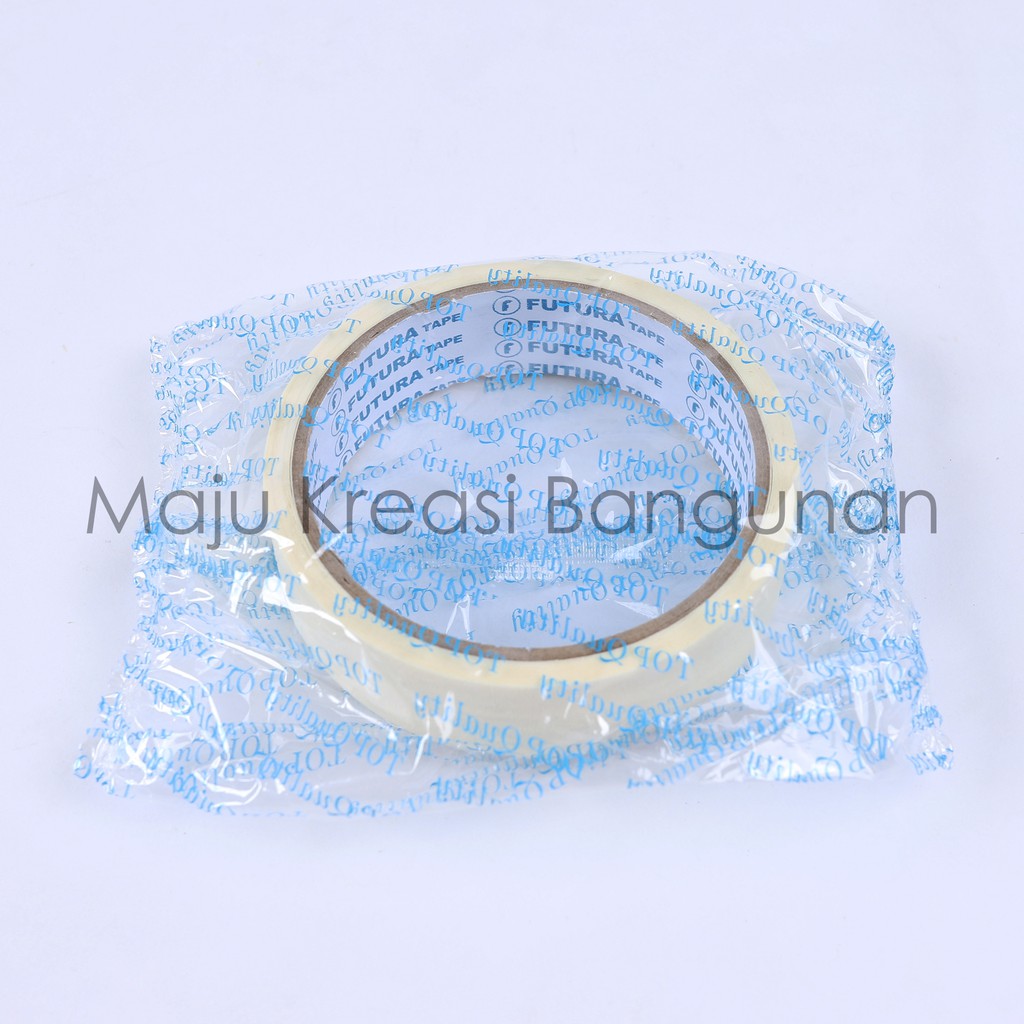 Masking Tape 24mm Lakban Kertas 24 mm 1 Inch Inci 1Inch 1Inci 1&quot; Selotip Isolasi Putih