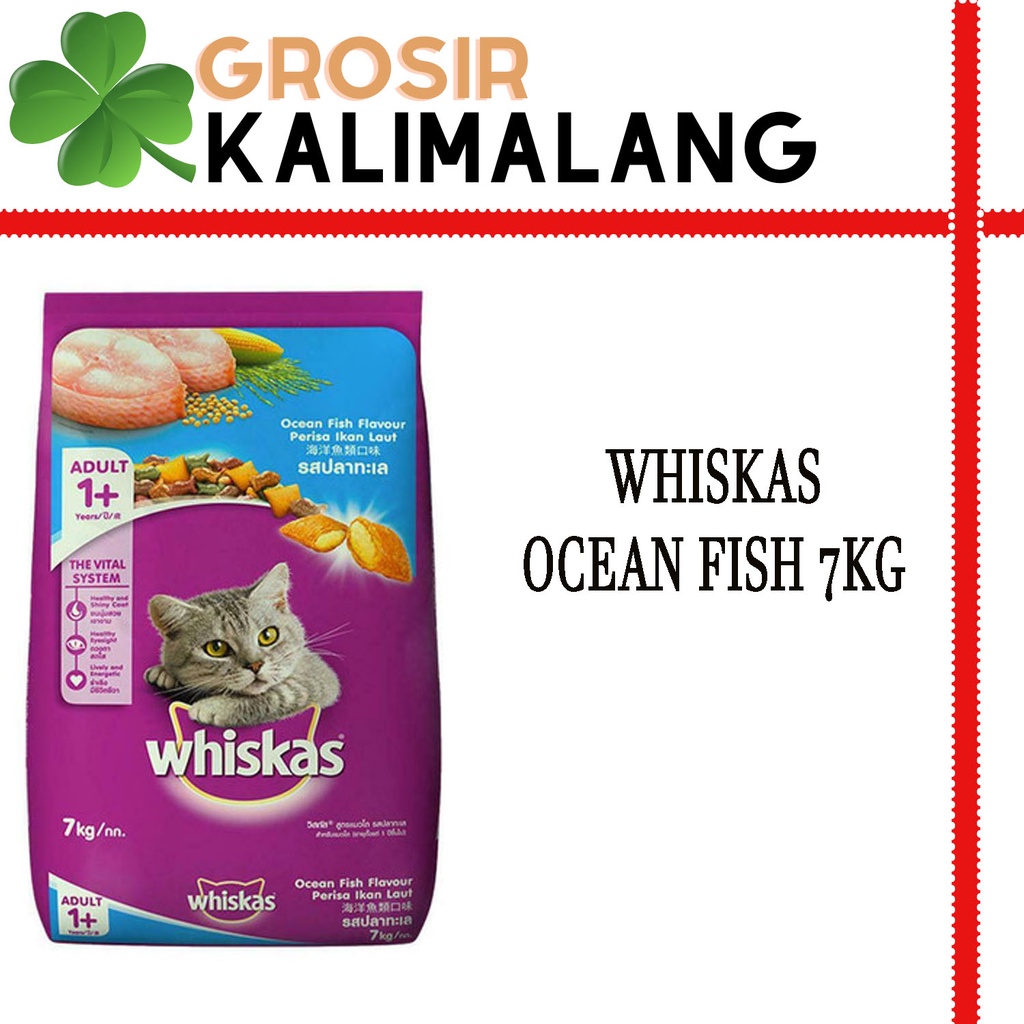 Whiskas Ocean Fish 7k (Grab/Gosend)