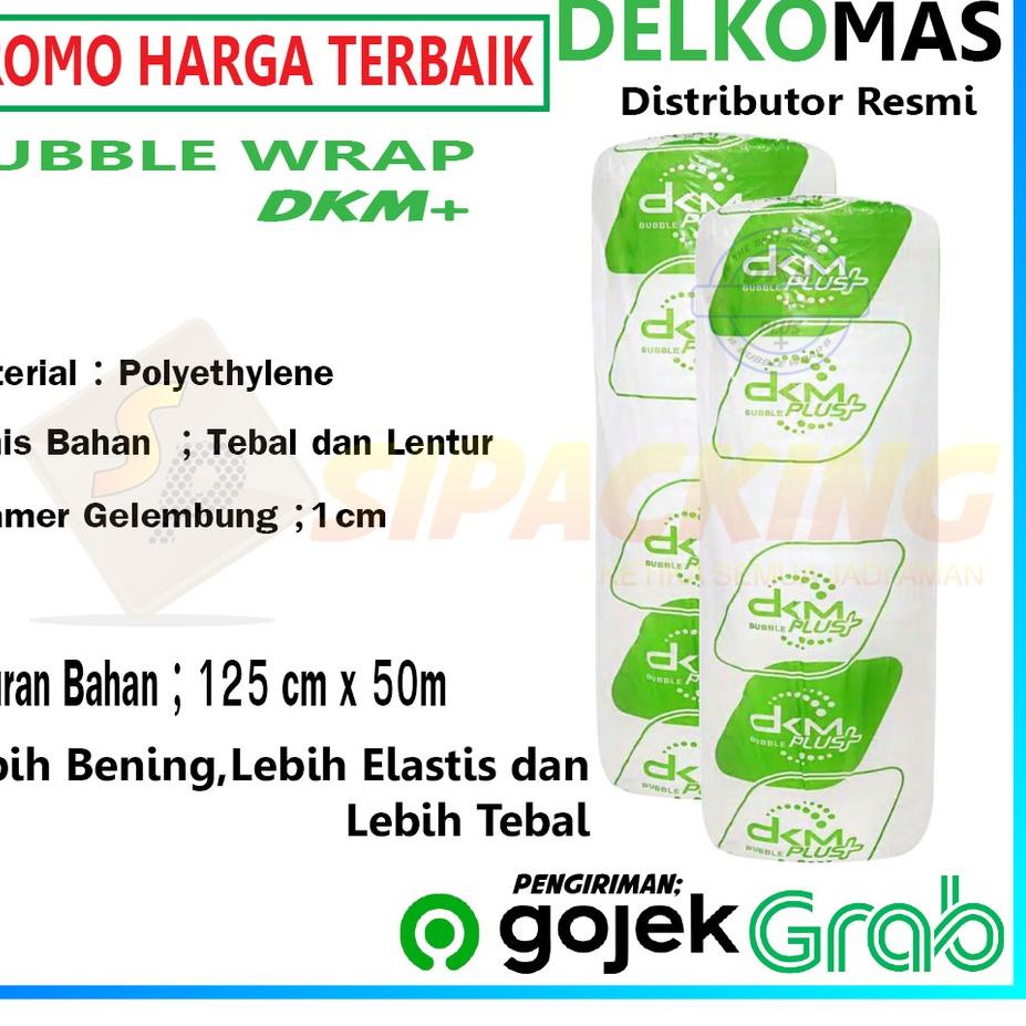 

Kekinian BUBBLE WRAP BENING TRANSPARAN EKONOMIS TEBAL DKM+ 125 CM X 50M 125cmx50m 125x50 ✓